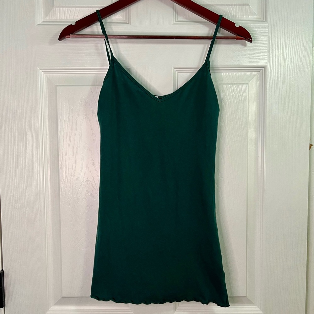 American Apparel green mini dress